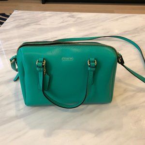 COACH CROSSBODY TOP HANDLE GREEN